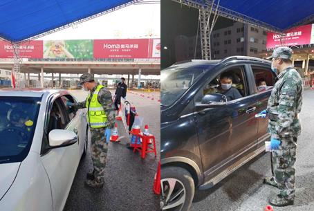 站崗卡口防疫的平凡英雄，期待和春天的約會